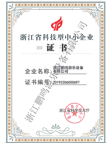 浙江省科技中小型企業(yè)-浙江鵬鳴游樂設備有限公司